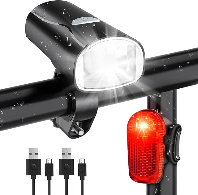 Juego de luces recargables Realky con sus puertos de carga USB a la vista