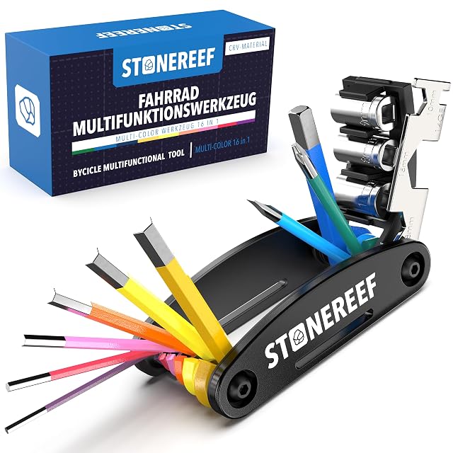 Multiherramienta plegable STONE REEF abierta mostrando sus puntas