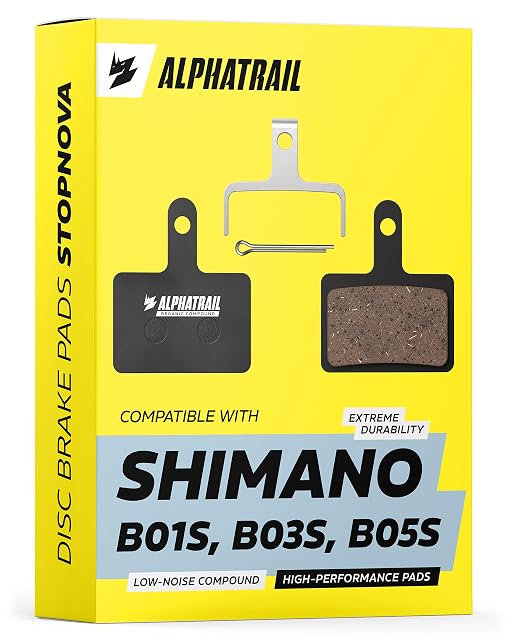 Pastillas de freno de disco orgánicas Alphatrail Gorilla Bikes en su envase