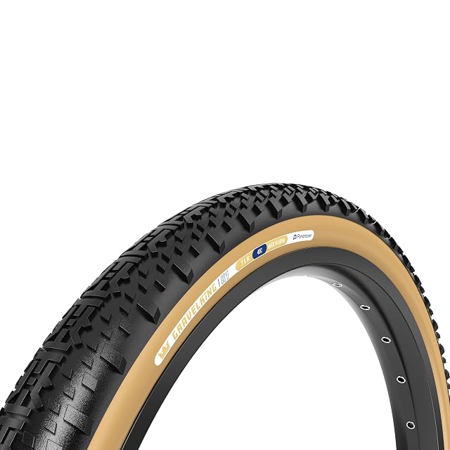 Cubierta de gravel Panaracer GravelKing X1 con su dibujo a la vista