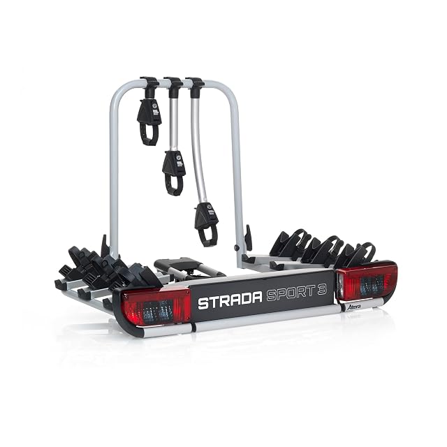 Portabicicletas de enganche Atera Strada Sport 3 con tres bicicletas