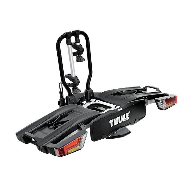 Portabicicletas de enganche Thule EasyFold XT plegado para transportarlo